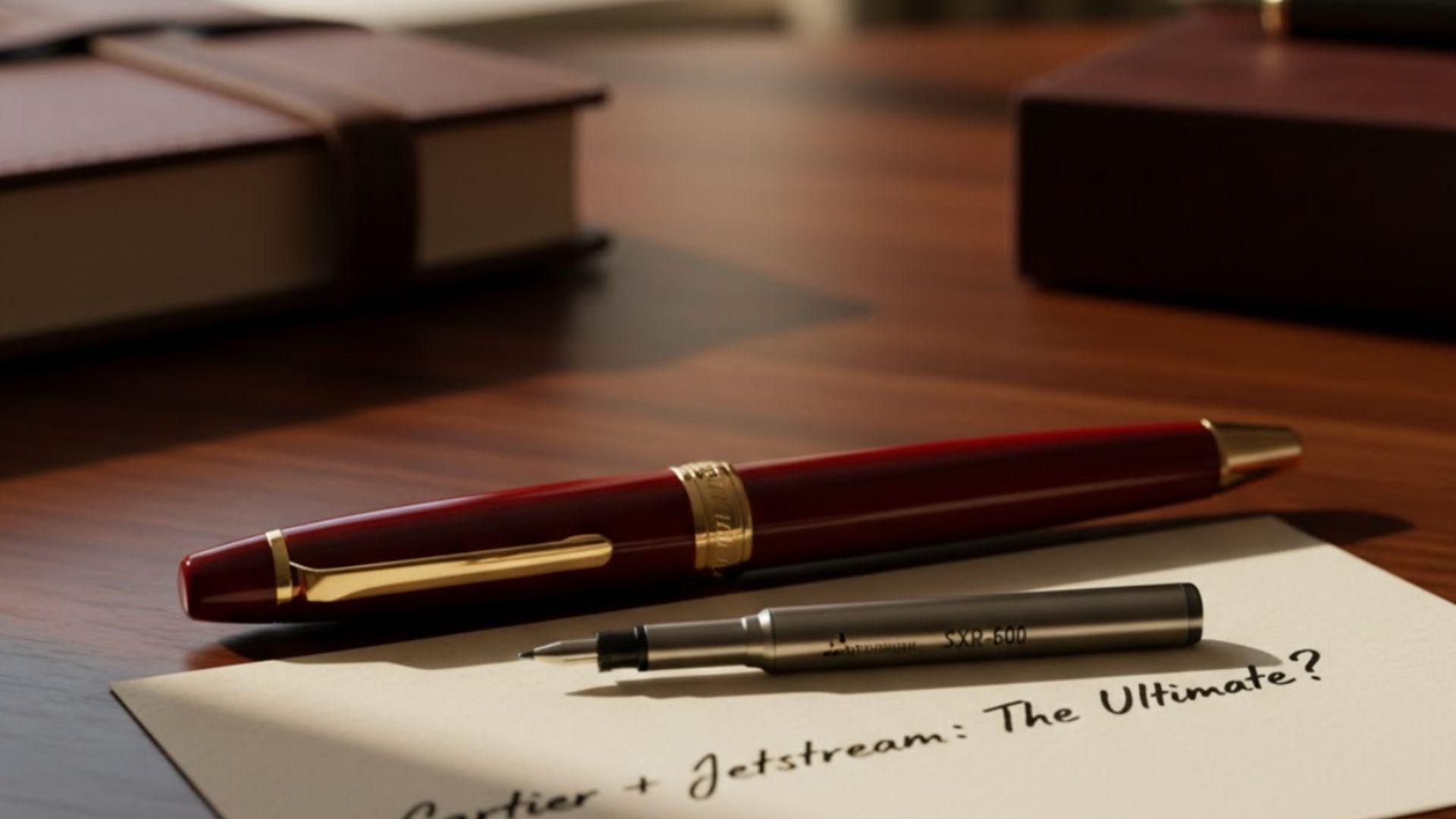 カルティエボールペン愛用者必見！ジェットストリームの替え芯で代用