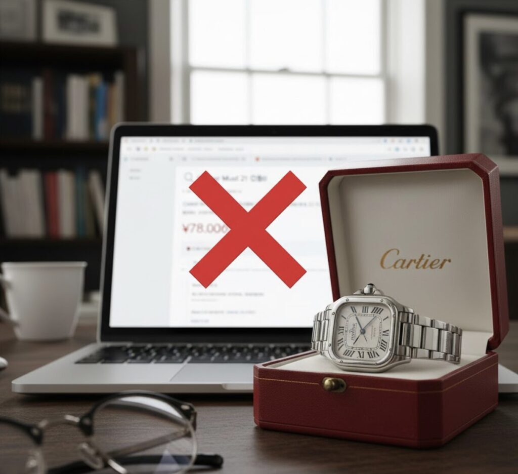 カルティエの商品を5万円以下で探す際の注意点