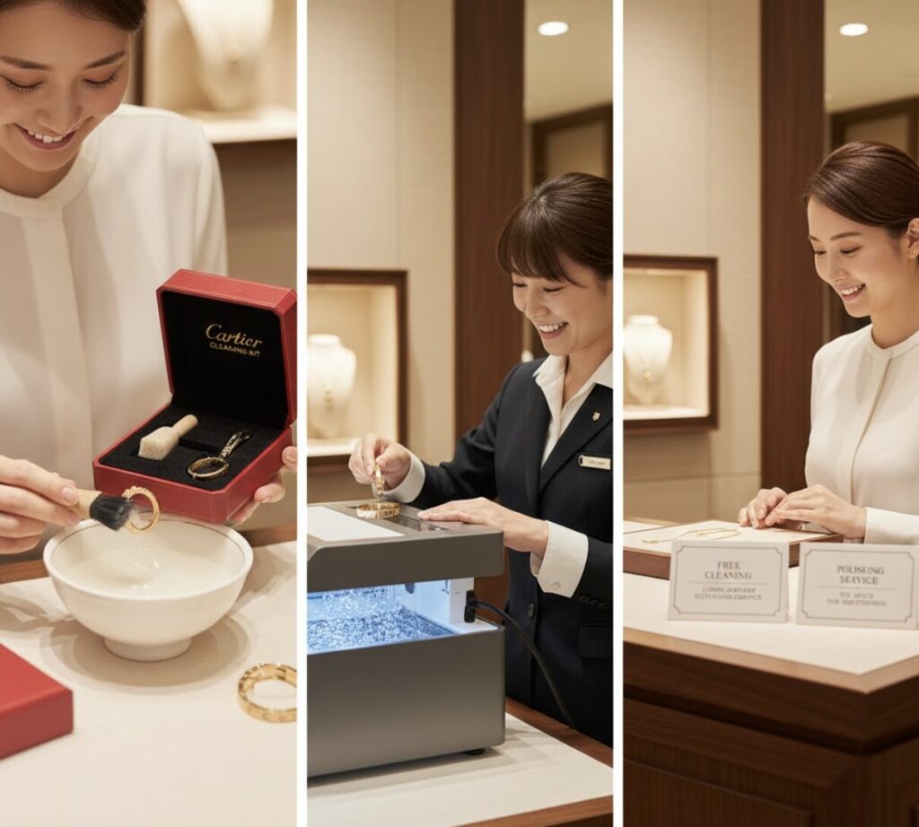 カルティエ クリーニング料金は無料が基本！3つのメンテナンス徹底比較