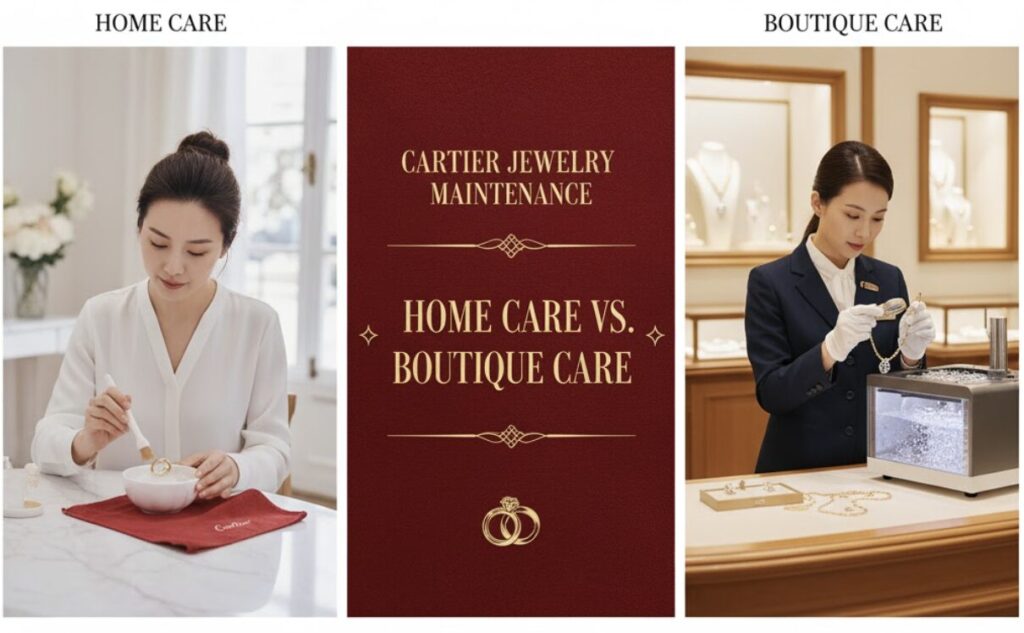 カルティエのメンテナンス方法を徹底比較｜自宅ケアとブティックケアのメリット