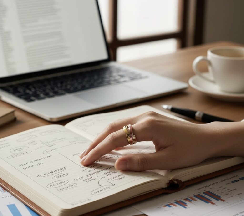 人差し指で語るカルティエ トリニティリングの新しい意味