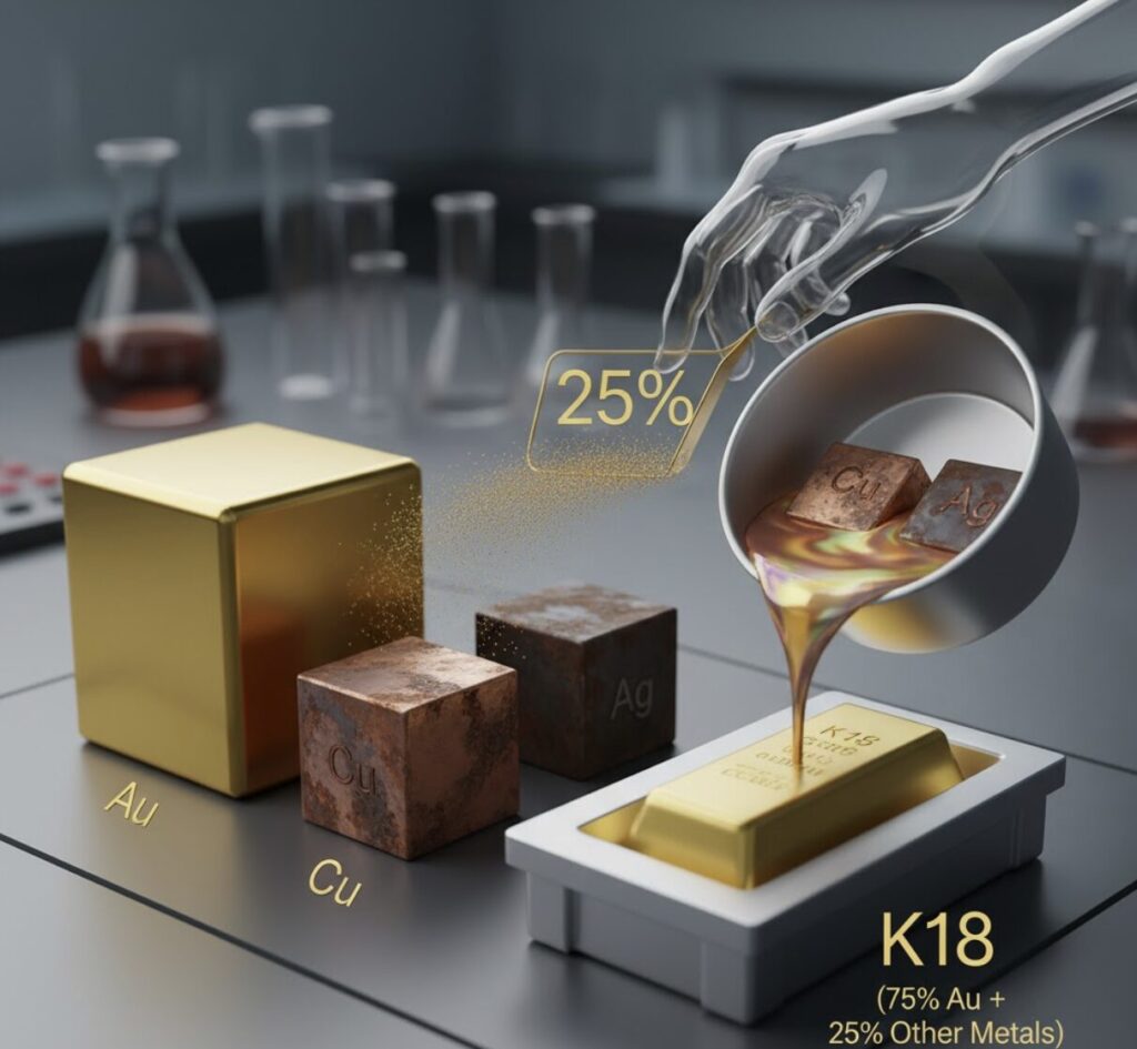 変色は偽物？K18素材の特性が招く「自然な変化」