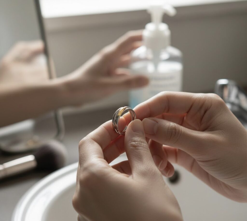 ホワイトゴールドが「はげる」主な原因とメカニズム