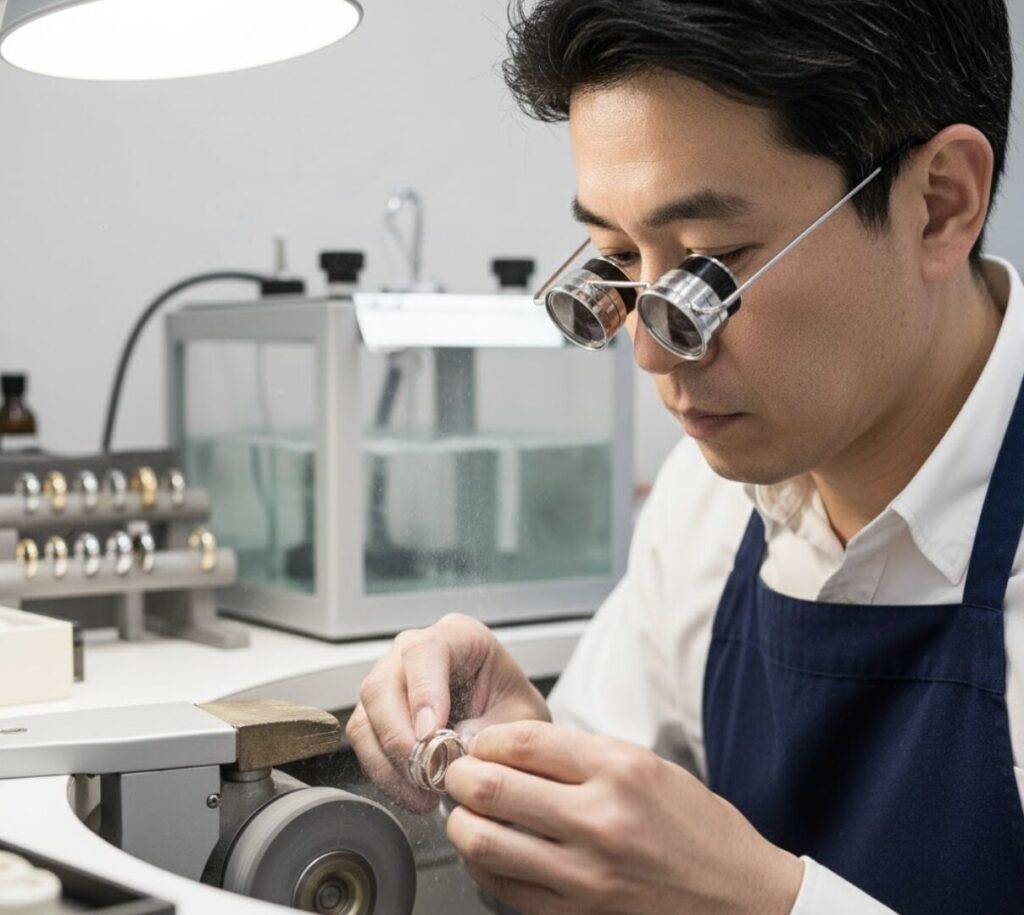 はげてしまったカルティエのホワイトゴールドを蘇らせる方法