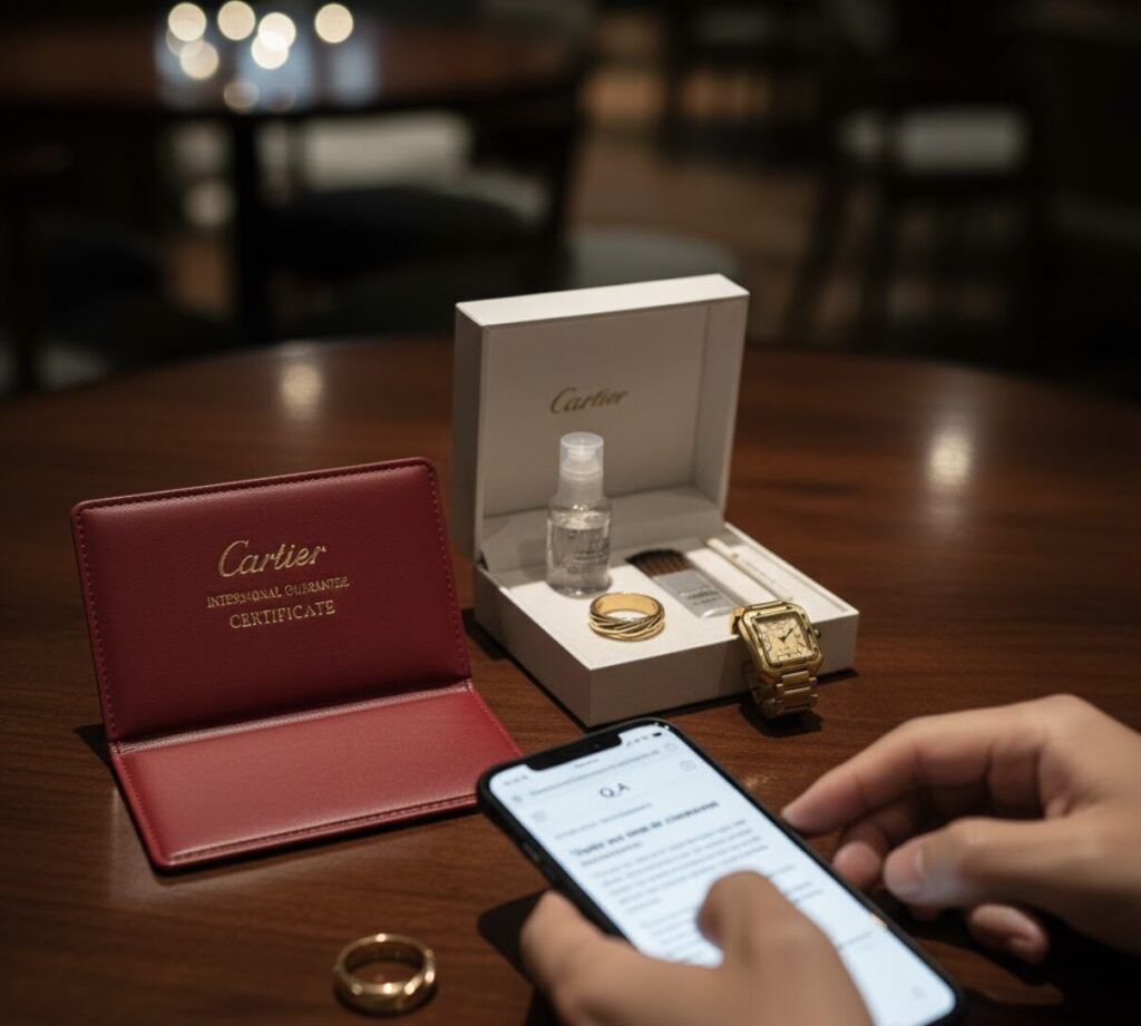 保証書なし？カルティエの修理キット以外の疑問解消