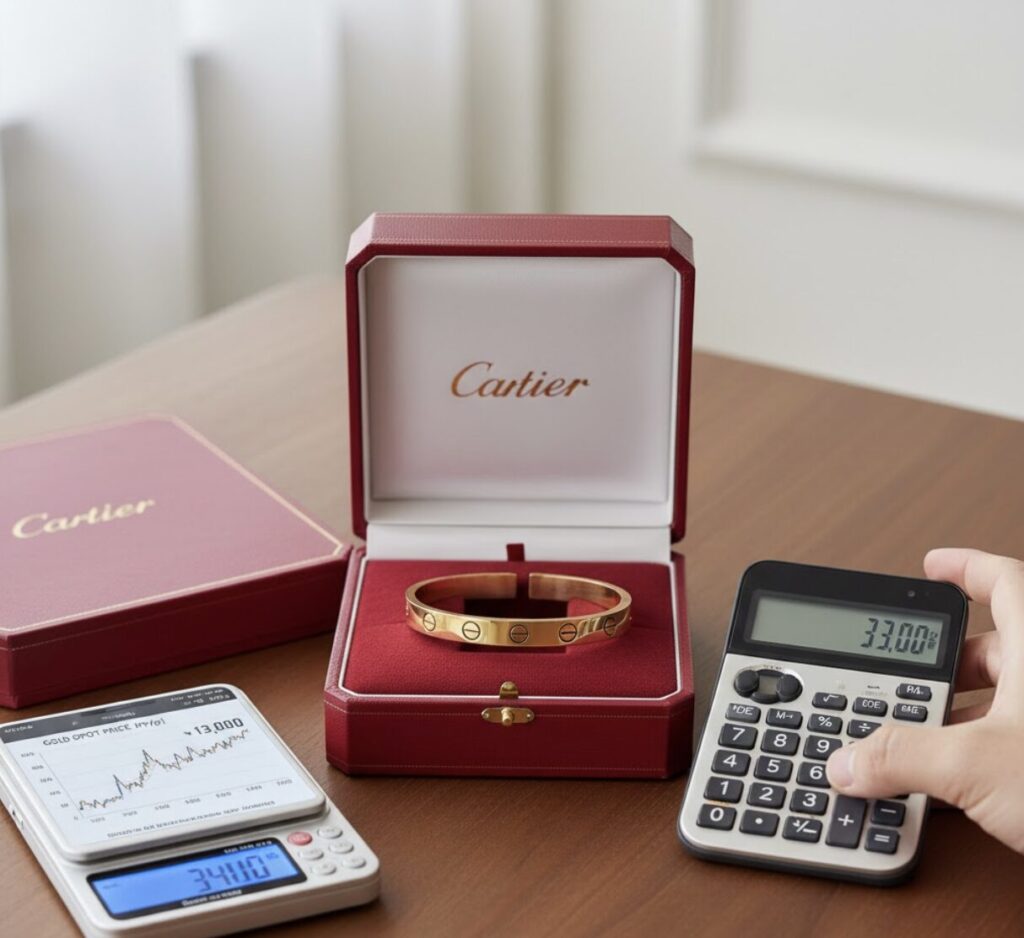 ラブブレスの素材価値を試算