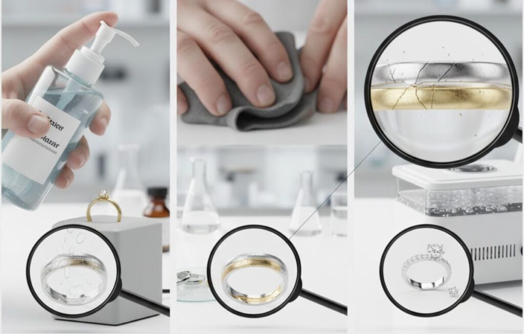 実践プロトコルB：ピンクゴールドの変色を戻す「電気化学的還元法」