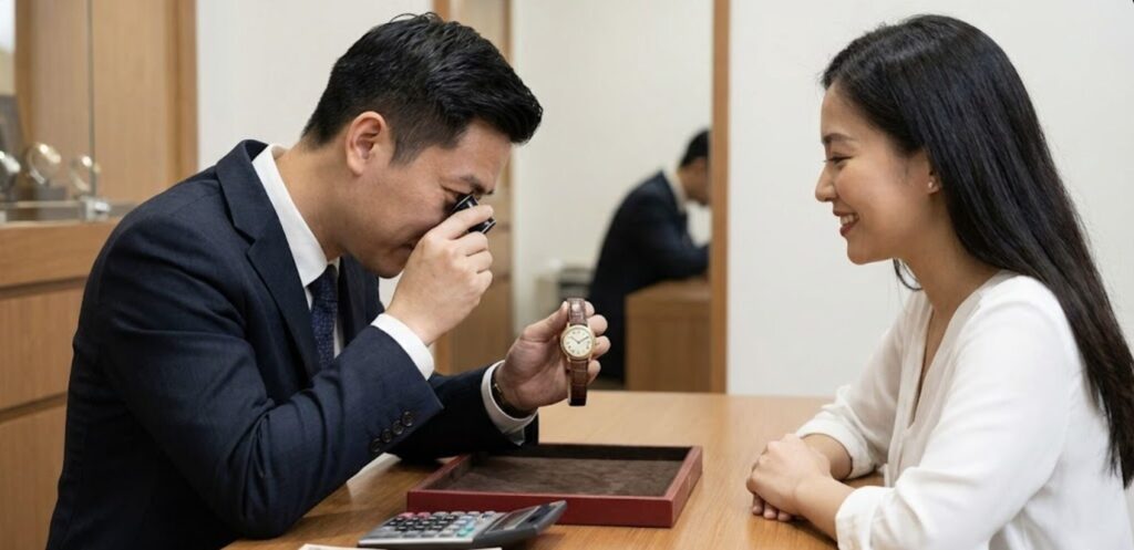 文字盤黄ばみの対処法3：修理せずに「そのまま売る」選択肢