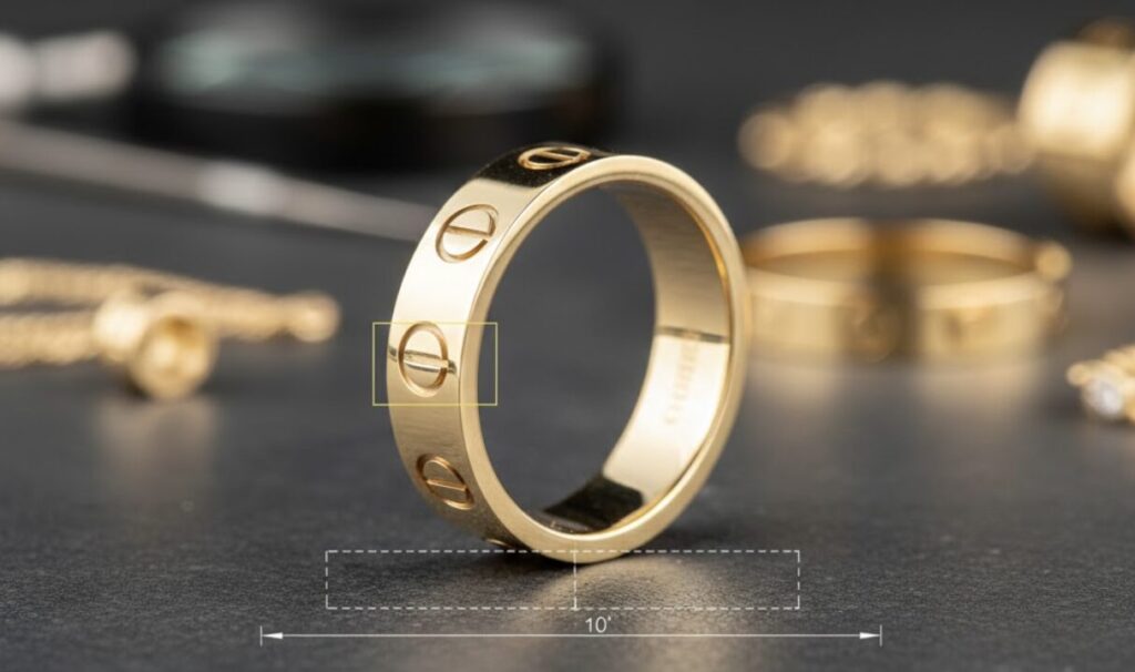 ラブリングはサイズ直しが難しいデザイン構造