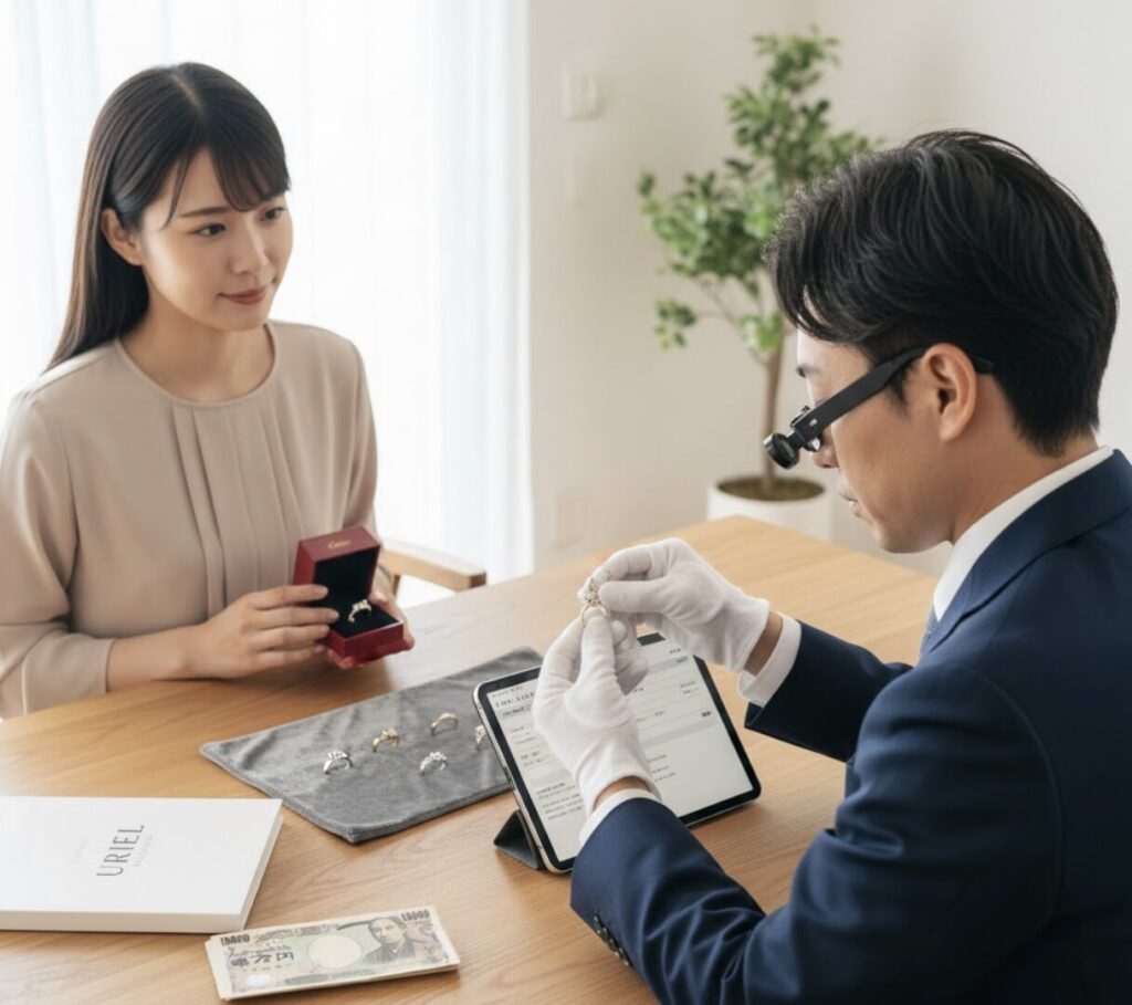 サイズが合わない指輪は買取査定に出す