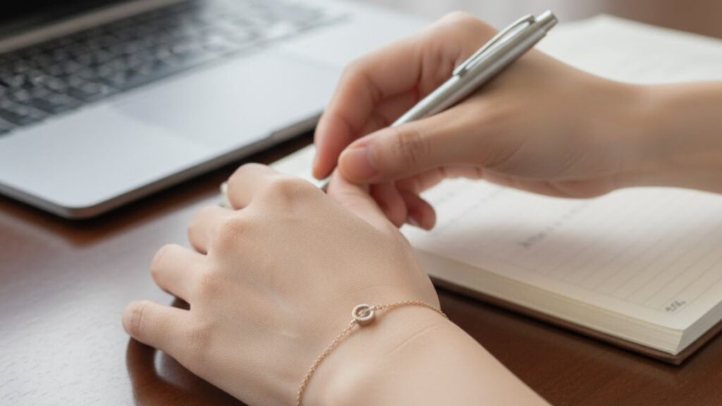 カルティエのダムールブレスレットはつけっぱなしOK？お風呂は？