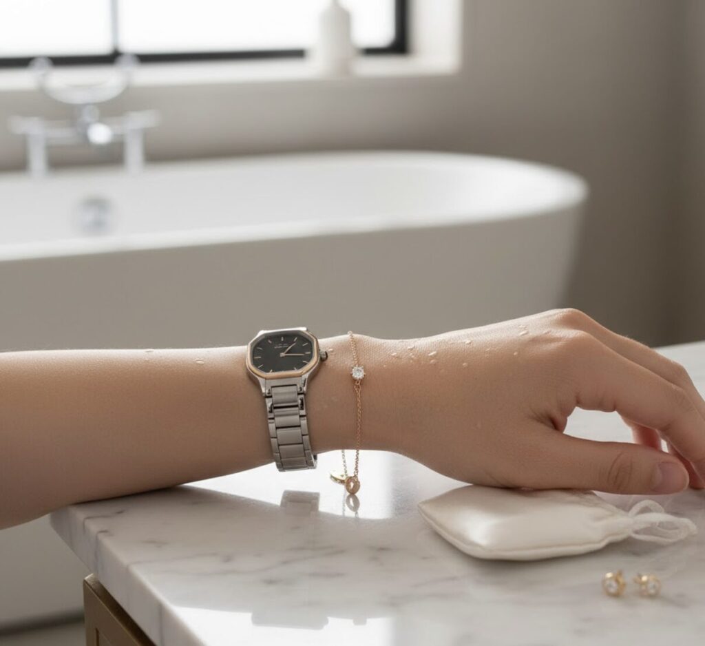 カルティエのダムールブレスレットをつけっぱなしにする際の注意点