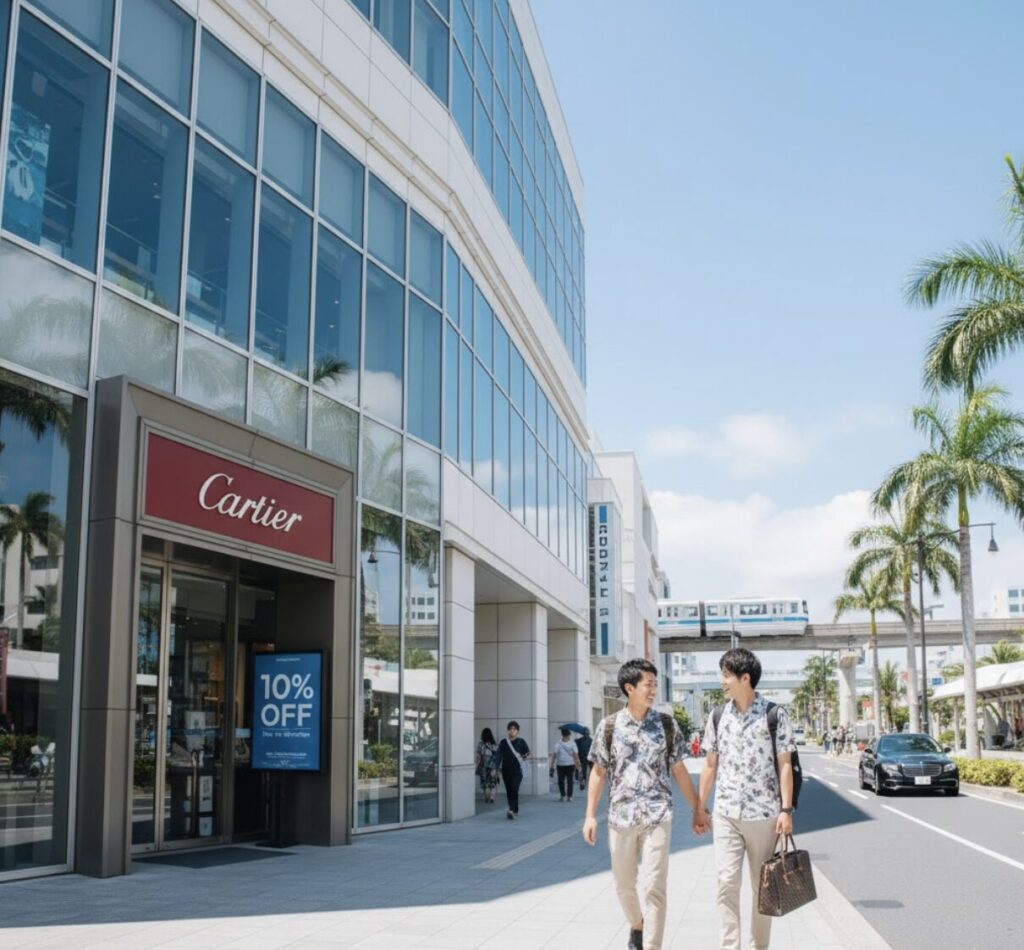 沖縄免税店でカルティエを買うと割引率は10%！その仕組み