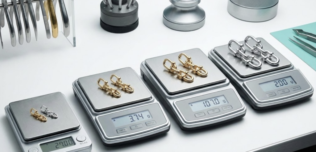 【結論】ティファニーハードウェアピアスの重さは?全サイズ重量一覧表