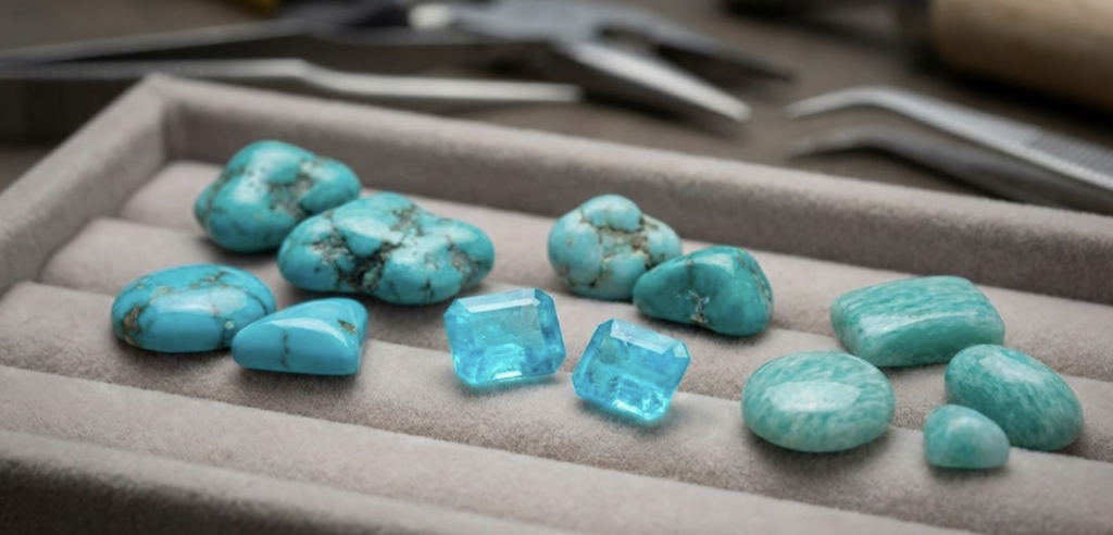 天然のティファニーブルー:宝石による代替