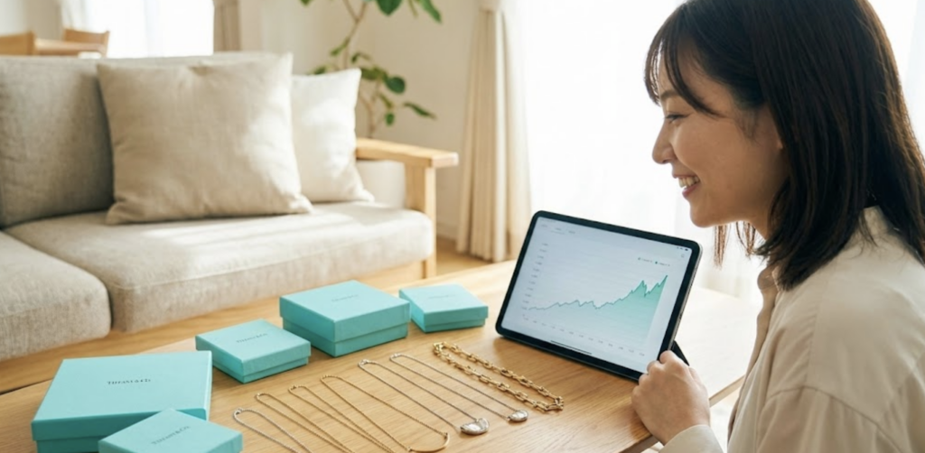 【2026年最新】ティファニーのネックレスはいくらで売れる?買取相場の全体像