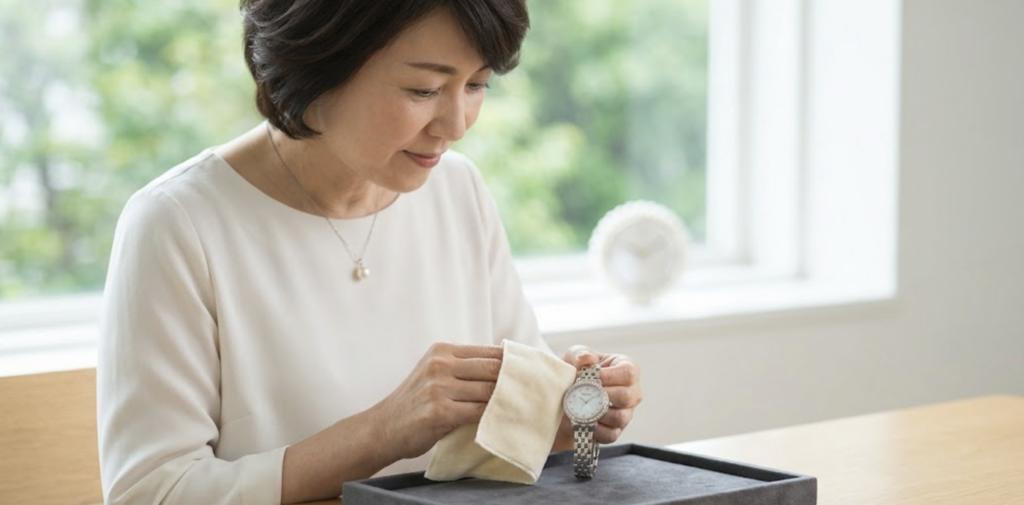 ミキモトの時計を末永く愛用するためのお手入れとメンテナンス